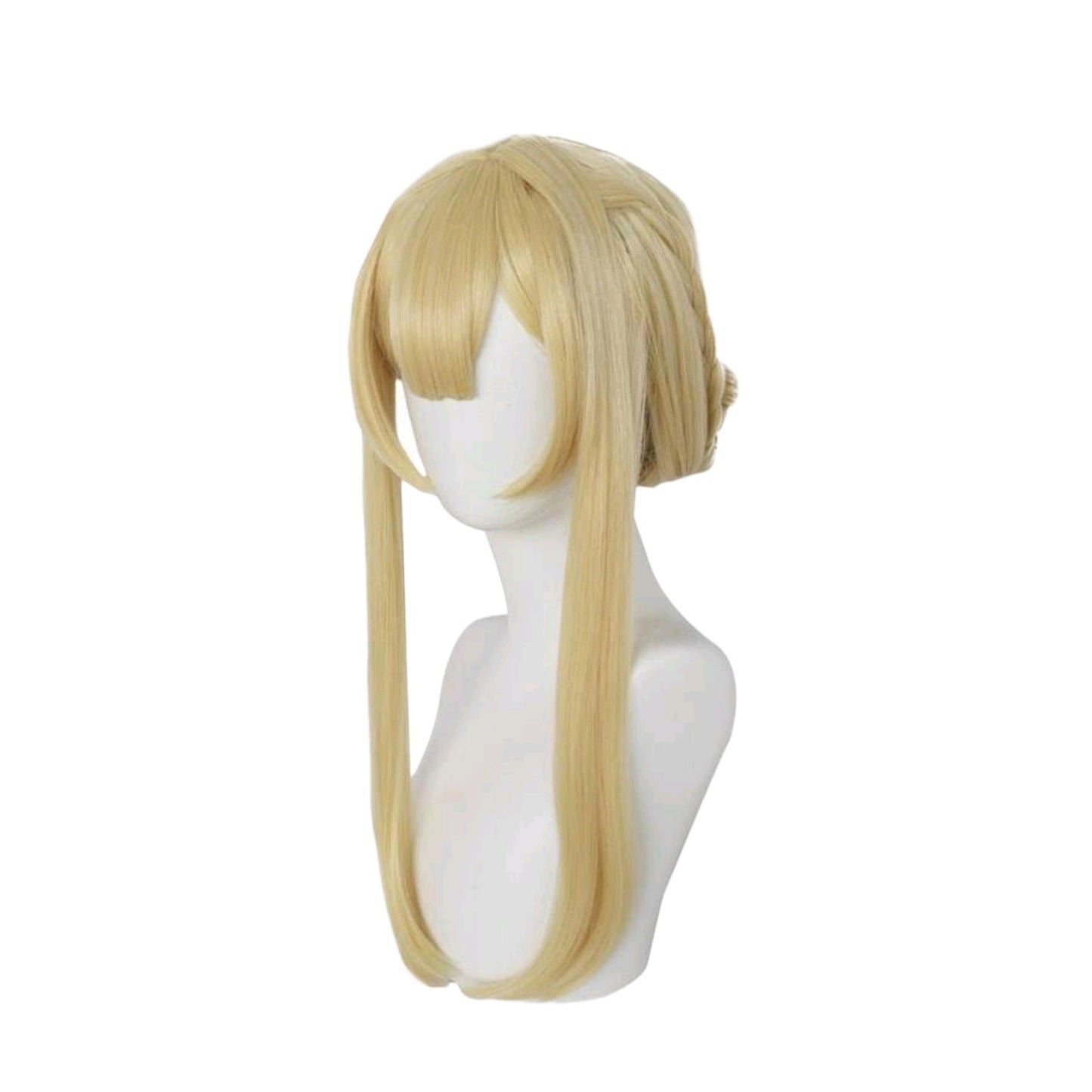 Peluca Rubia con Trenzas Cosplay Violet Evergarden