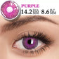 Lentes De Contacto Morado Intenso Pupilentes New York Purple