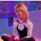 Peluca Rubio y Rosa Degradado Corta Spider Gwen Disfraz