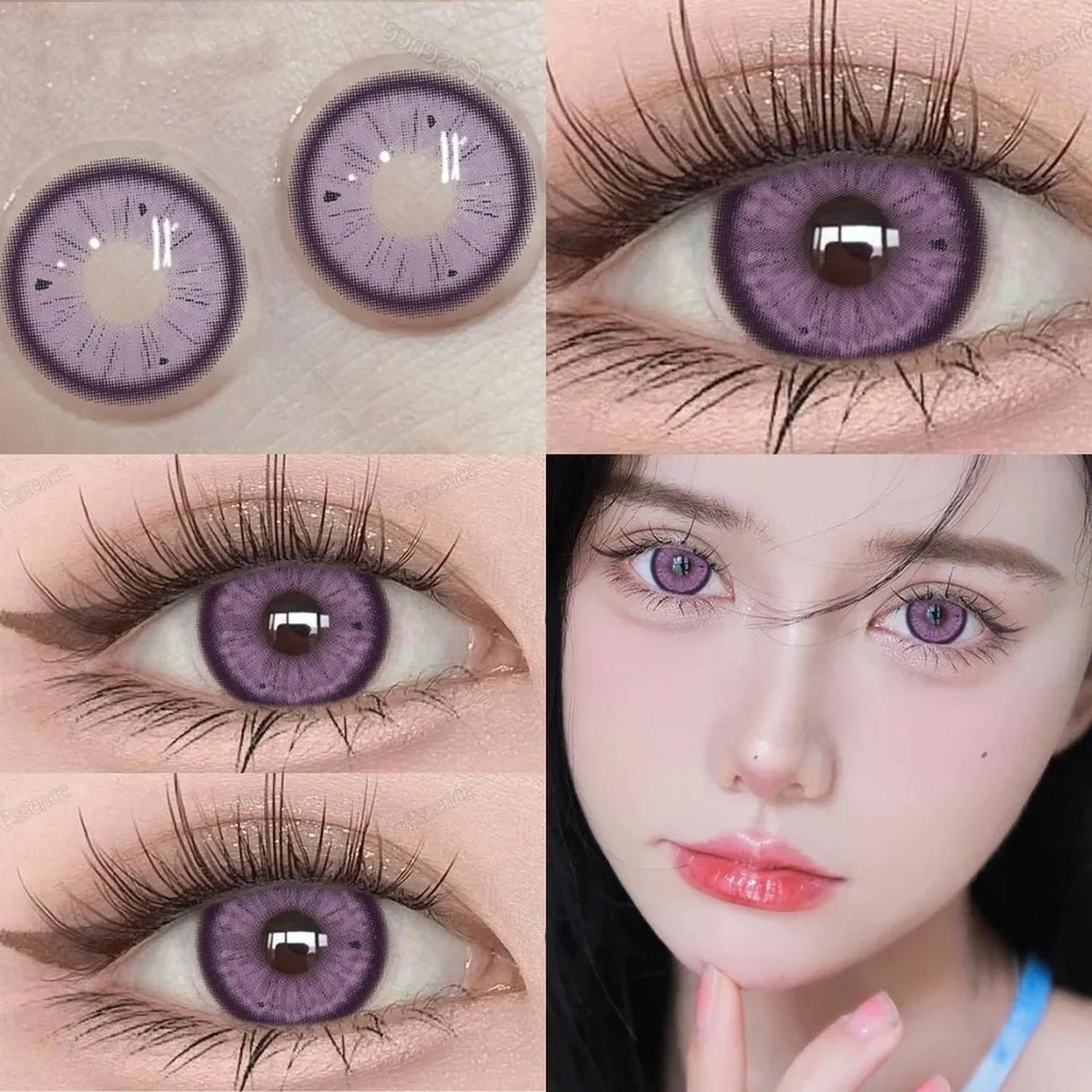 Lentes de Contacto Morado Pupilente Violeta Claro