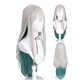 Peluca Gris y Verde Lisa con Fleco Yashiro Nene Cosplay