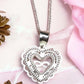 Collar con Dije de Corazón e Infinito Plata 925