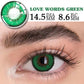 Lentes De Contacto Verde Intenso Lw Green Disfraz Cosplay