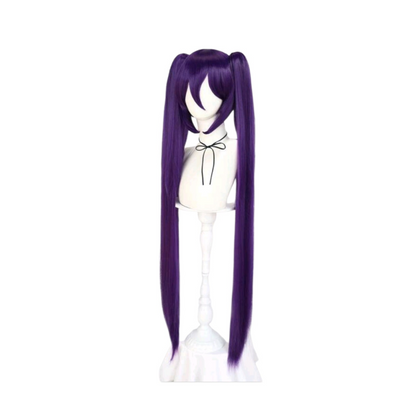 Peluca COLETAS Morado Violeta de Clip Largas Cosplay