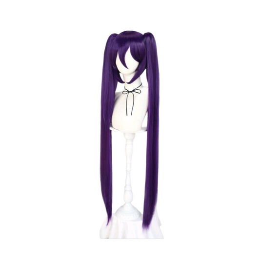 Peluca COLETAS Morado Violeta de Clip Largas Cosplay