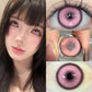 Lentes de Contacto Rosa Niebla para Cosplay