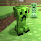 Pantuflas Minecraft Creeper Verdes de Peluche