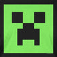 Pantuflas Minecraft Creeper Verdes de Peluche