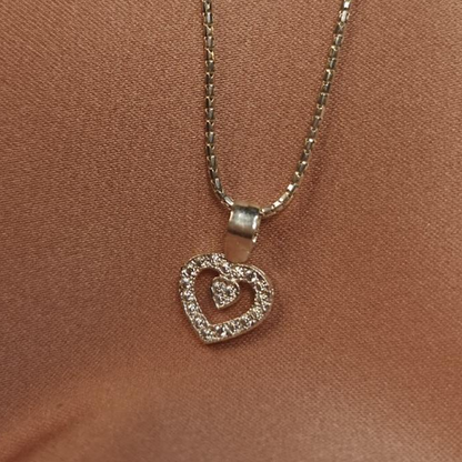Collar de Corazón "Shiny Heart" Plata 925