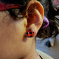 Aretes Miraculous Ladybug Rojo y Negro Cosplay