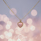 Lindo Collar Corazon Love - Chapa De Oro Y Acero Inoxidable