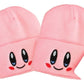 Duo Beanie Rosa Y Blanco Ojitos Gorrito Kirby Invierno Geek